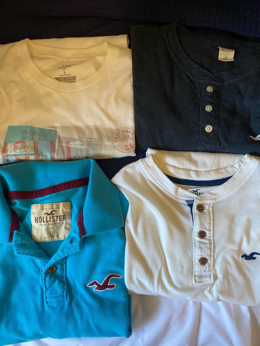 4 Hollister Shirts